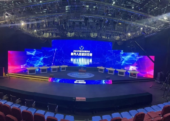 P6.67 Alquiler/Fixado de color RGB completo, panel de pantalla LED delgado SMD para la conferencia de bodas