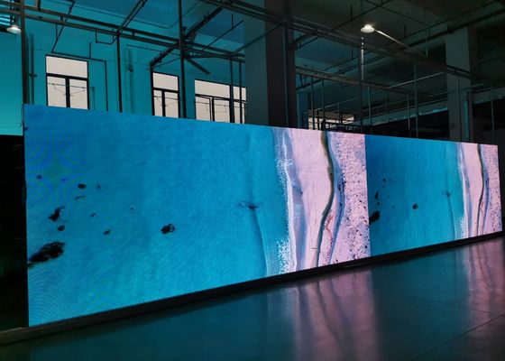 Pantalla de pantalla LED de color completo de SMD P2 ultra delgado para salones de bodas de escenario