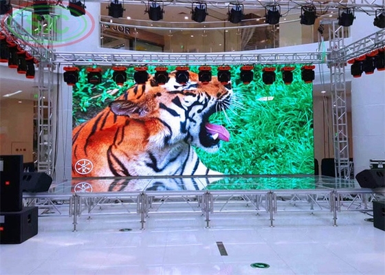 HD Indoor P6 escenario de fondo Eventos LED Rnetal Video pantalla de pantalla de pared LED