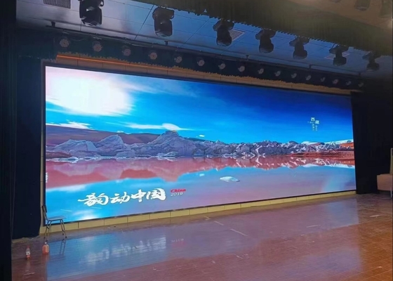 Publicidad LED de alta definición a todo color / pantalla de alquiler de conferencias en interiores