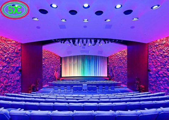 P2 Indoor Full Color LED Display Pantalla de aluminio fundido a presión, fuente de alimentación equilibrada de voltaje, densidad de 250.000/m2