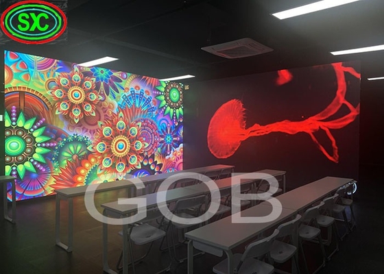Canbest V Series 500x500mm Cob P1.2 P1.5 P1.9 P2.6 P2.9 Pantalla de pantalla LED de ángulo derecho en interiores
