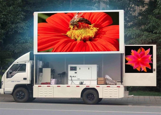 Cartel de tráfico P5 impermeable HD Modulo de pantalla LED flexible Pantalla de la publicidad del camión
