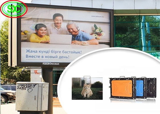 P6 Armario impermeable con pantalla LED de alquiler SMD3535 de uso fijo al aire libre 3 años de garantía