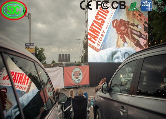 Nivel de protección al aire libre a todo color IP65 P10 calle carretera SMD3535 Panfletos publicitarios LED