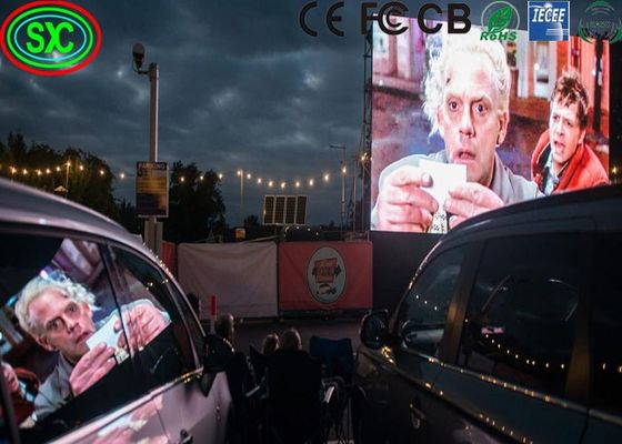 P10 SMD3535 Pantalla de publicidad LED al aire libre 10 mm Pitch IP67 Inodoro