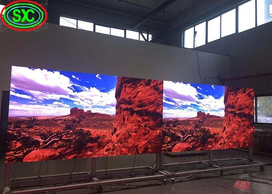 Panel de pared de video fijo en interiores P3.9 Publicidad pantalla de visualización LED para centro comercial tienda minorista iglesia