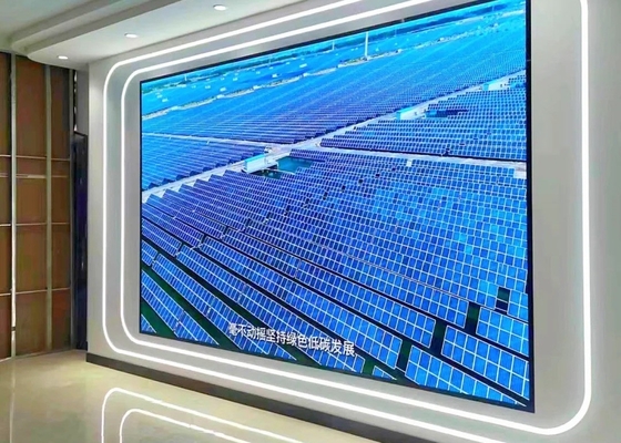 Display LED ultra delgado portátil para interiores P3.91 con soporte plegable