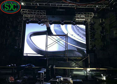 Display LED a todo color de alta luminosidad P6 de alquiler en aluminio fundido a presión, 64x32 puntos