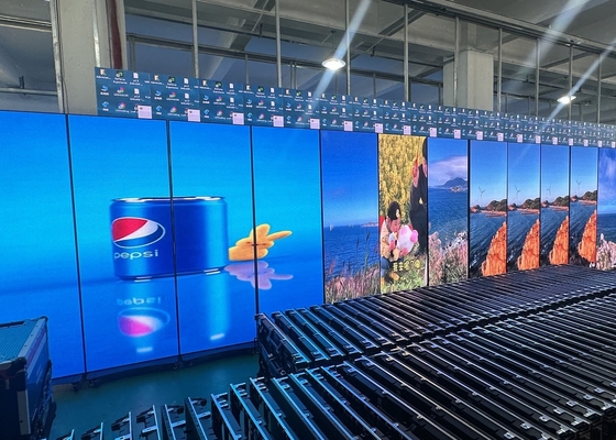 Display de carteles LED exteriores impermeable a agua P3.91 P4.81 Brillo 6000 Nits 65410 puntos/m2