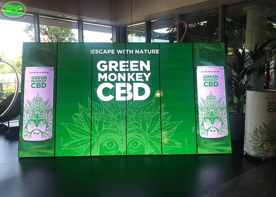 COB 1R1G1B Publicidad Pantalla LED a todo color P2.5 1/16 Cartel de pared de escaneo de un solo y doble color