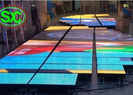 P3.91 Iluminación LED a todo color en interiores Piso de baile 250*250 mm Módulo LED 65410 puntos/m2