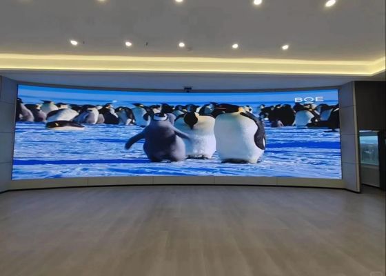 Pantalla de pared de vídeo LED interior SMD 2121 P4 clara para eventos / publicidad