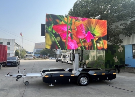 Publicidad en movimiento P3 Pantalla LED de camión móvil con instalación montada en camión y alta frecuencia de actualización