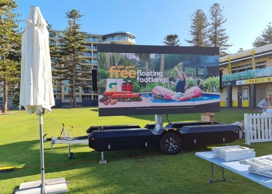 P10 Vehículo publicitario de turismo móvil al aire libre impermeable LED Video de pared cine de automóviles
