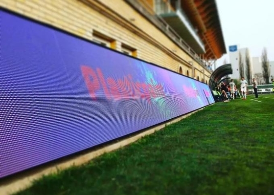 Ultra-Clar Die-Casting Aluminio RGB LED Display 1/4 Estadio de escaneo de color completo pantalla exterior a prueba de agua pantalla de color único y doble