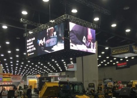 Gabinete de aluminio fundido a presión, COB impermeable, pantalla LED P0.9 para estadio, Ultra HD, resolución 40*20