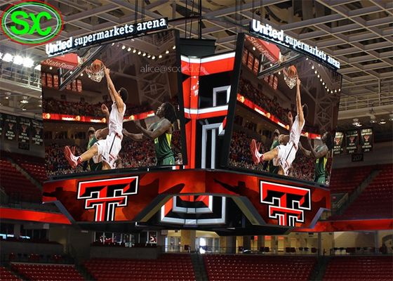 Gabinete de aluminio fundido a presión, COB impermeable, pantalla LED P0.9 para estadio, Ultra HD, resolución 40*20