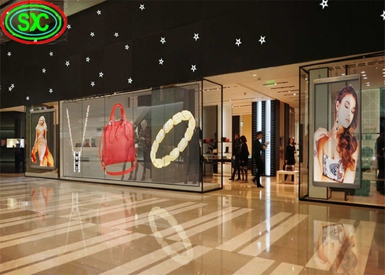 Display de cortina LED transparente 3 en 1 RGB 5 mm Pitch de píxeles SMD5050 de color completo Eficiente en energía