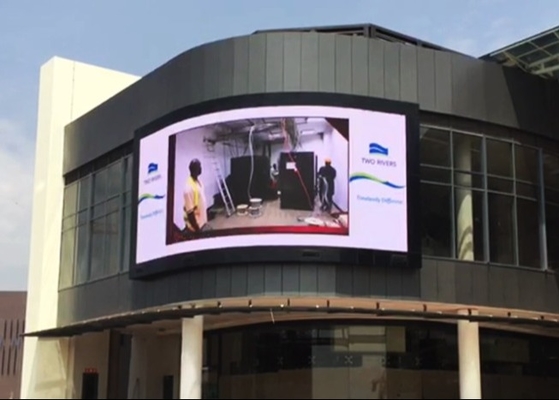 Alquiler de aluminio fundido a presión en exteriores pantallas LED a todo color para estadios, aeropuertos y centros comerciales