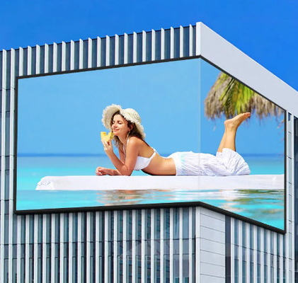Pantallas de alquiler P10 de exteriores impermeable Gran pantalla de publicidad pantalla LED gabinete de hierro IP65