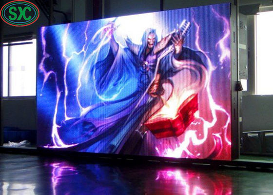 COB P2.5Cabina de aluminio fundido a presión con pantalla LED suspendida 40000 puntos/m2