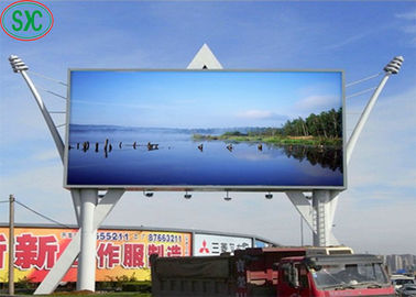 10mm Pitch de píxeles Panfletos LED al aire libre de color completo, publicidad comercial pantalla LED
