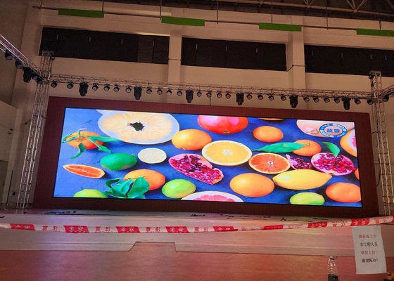 Pantalla de alquiler de LED / pantalla LED delgada y ligera, pantalla de festival de escenario grande personalizable