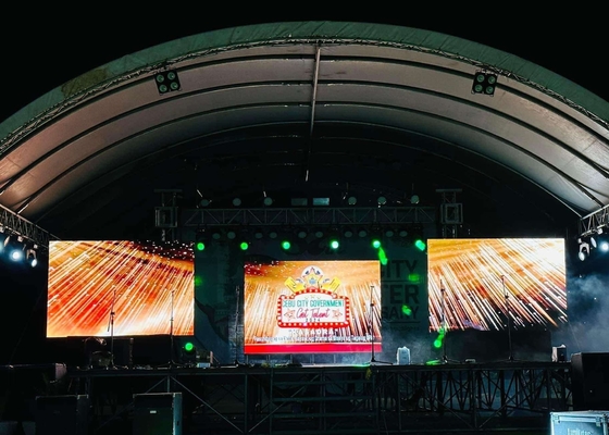 Escenario de fondo de color completo pantalla de LED gigante de interior P3 módulo LED pared de vídeo