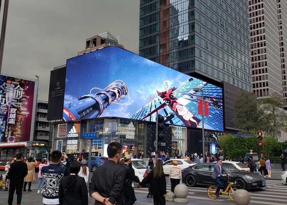 Full Color HD P6 Pantalla LED de publicidad al aire libre Campo de fútbol Perímetro de la pantalla LED COB P1.25