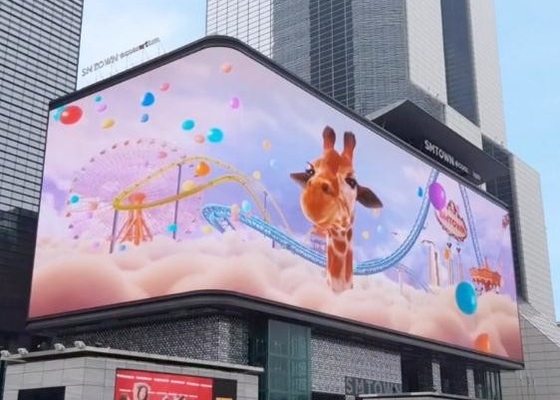Full Color HD P6 Pantalla LED de publicidad al aire libre Campo de fútbol Perímetro de la pantalla LED COB P1.25