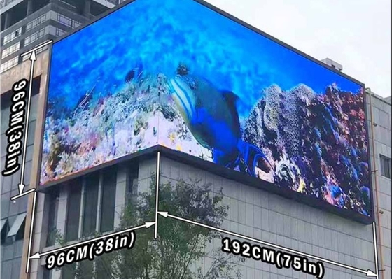 Full Color HD P6 Pantalla LED de publicidad al aire libre Campo de fútbol Perímetro de la pantalla LED COB P1.25