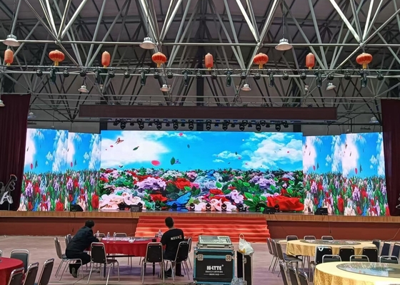 Alquiler de módulo suave pantalla múltiple P6 LED pantalla de vídeo exterior impermeable HD alta resolución