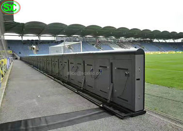 La pantalla LED exterior del estadio de fútbol del perímetro P8, perímetro de los deportes llevó la exhibición