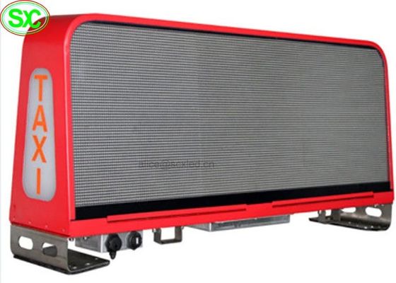 El coche impermeable del taxi de la exhibición de la muestra del top LED del tejado del coche de P5 Digitaces llevó la pantalla de visualización