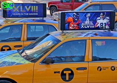 Display de información LED de alto brillo en el vehículo para taxis, panel de pantalla LED en el vehículo 10mm Pitch DC5V