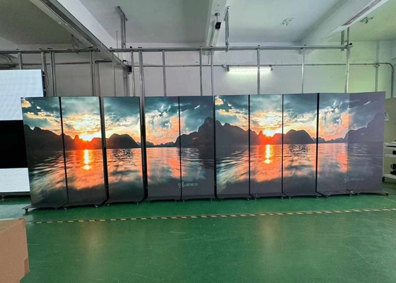 Display de cartel LED fijo/caja de hierro, panel de visualización de vídeo LED de aluminio HD estéreo