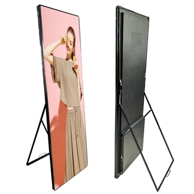 Display de carteles LED HD P2.5 de color completo en el suelo publicidad de pie 1/16 Pared de escaneo