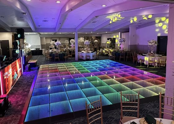 Panel portátil de 4,81 mm LED para el piso de baile SMD3535 Pared de video a todo color