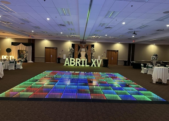 IP65 P6 LED DJ escenario piso de baile de energía a prueba de agua gabinete LSN sistema
