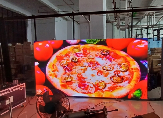 Instalación fija al aire libre de la exhibición SMD LED de los liendres a todo color de la pantalla P10 5500