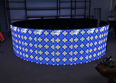 Display LED de 360 grados de color completo Columna exterior Curva de pantalla Cartelera publicitaria