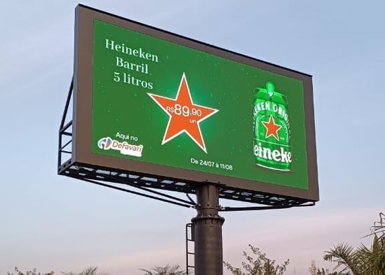 P10 SMD Publicidad pantalla de LED, HD de color completo al aire libre alquiler impermeable de aluminio fundido a presión