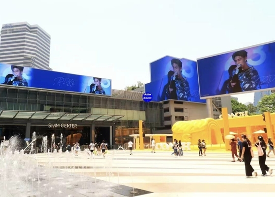 P10 SMD Publicidad pantalla de LED, HD de color completo al aire libre alquiler impermeable de aluminio fundido a presión