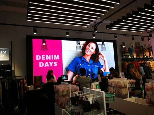 Instalación fija Caja de hierro LED Pared de vídeo HD P2.5 Indoor LED Display Screen SMD