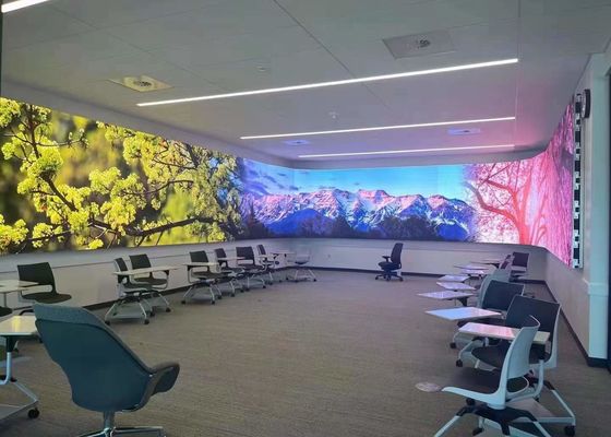 Buen precio Display LED SMD para interiores P2 Pantalla flexible de alta resolución HD de tono pequeño en línea