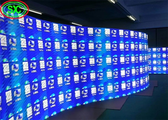 Alquiler de escenarios Fondo de aluminio fundido LED Billboard Alquiler HD Display LED grande flexible