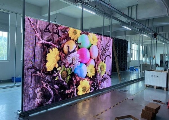 HD Full Color P4 Indoor SMD LED Die-Cast Aluminio Pantalla de acero Casilla 65420 Dot Matrix