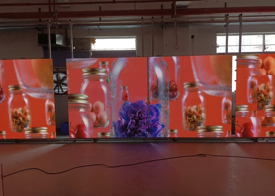 P4 RGB Indoor LED Display Board, 1/16 Scan LED Screen Pared de vídeo IP34 HD Flexible