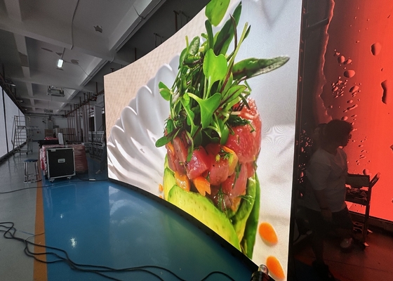 P4 RGB Indoor LED Display Board, 1/16 Scan LED Screen Pared de vídeo IP34 HD Flexible